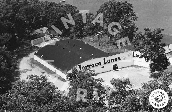 Terrace Lanes (on Christiana Lake) - 1969 AERIAL